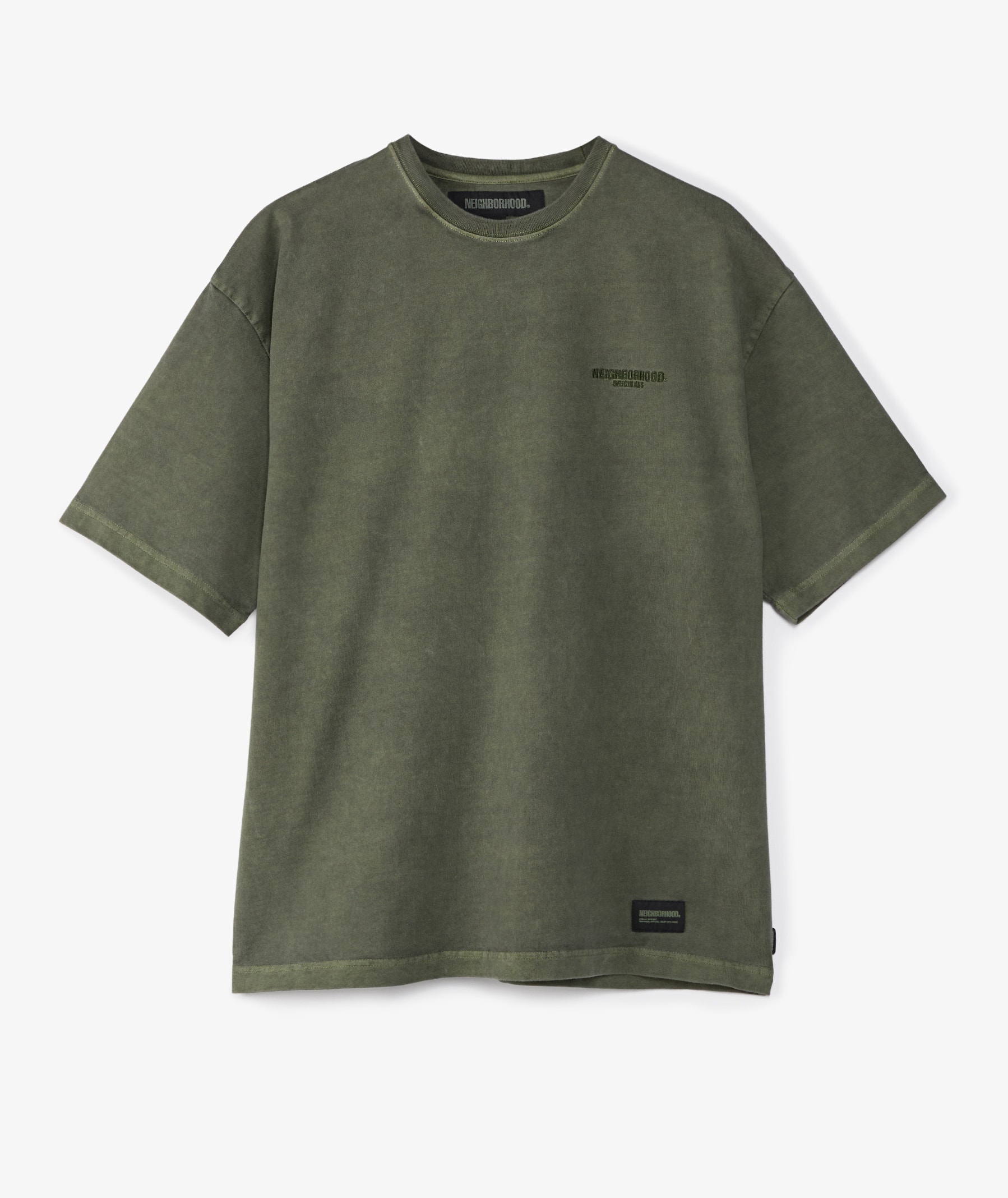 Neighborhood Pigment Dyed T-Shirt | Olive Drab | SVD KSA