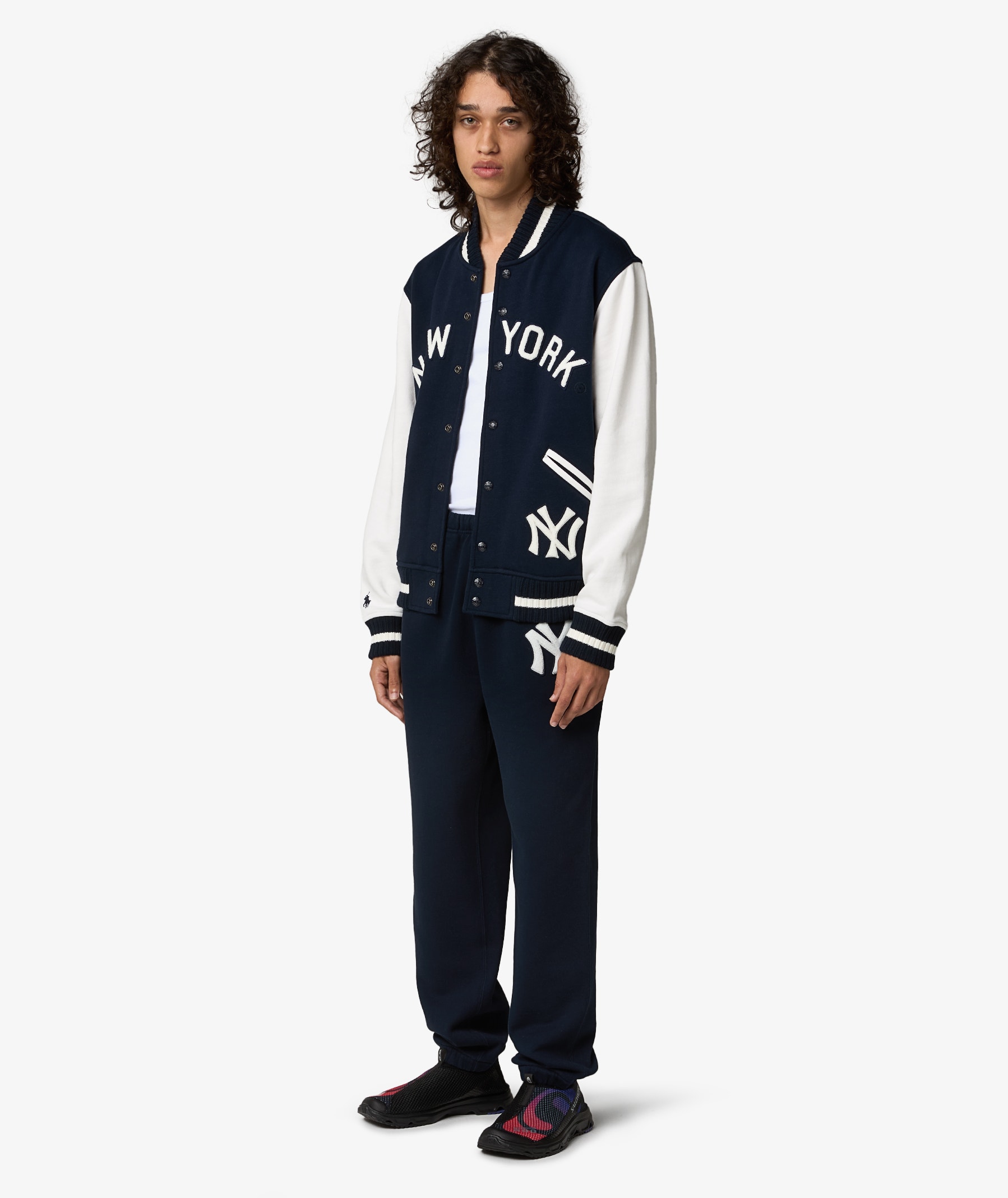ジャケット・アウター Polo Ralph Lauren New York Yankees Polo Ralph Lauren Fleece Jacket x Yankees | Aviator Navy