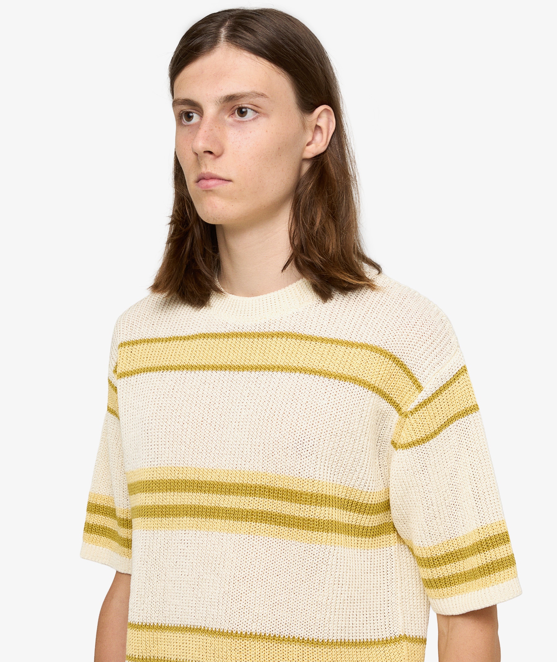 HUMAN MADE Striped Short Sleeve Knit T-Shirt | Men | SVD