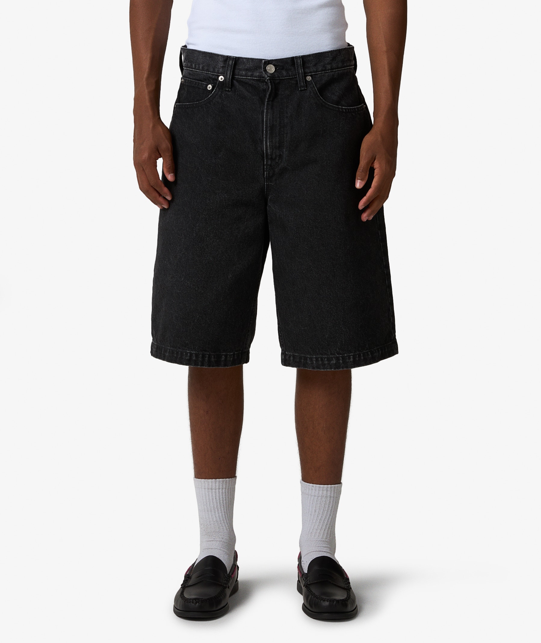 ★★Columbia★★ MILLABEL DENIM FATIGUE SHORTS PANTS Black D Columbia MILLABEL DENIM FATIGUE SHORTS PANTS Black D Relaxed