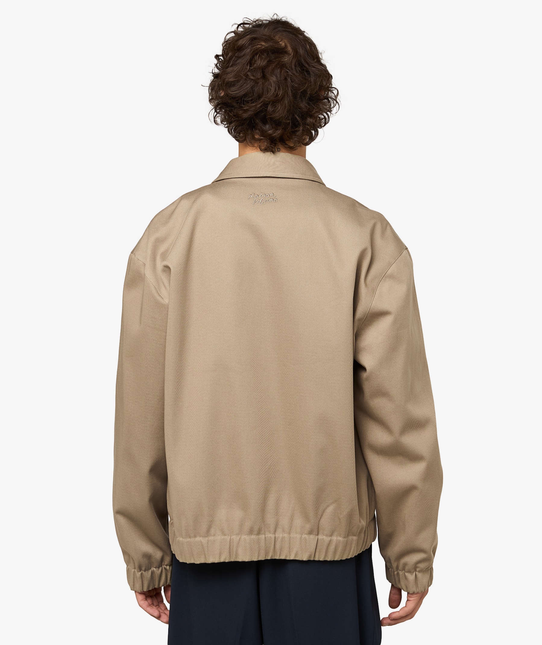 MAISON KITSUNÉ スウェットジャケット ボーリングジャケット MAISON KITSUNE メゾンキツネ コーチジャケット メンズ