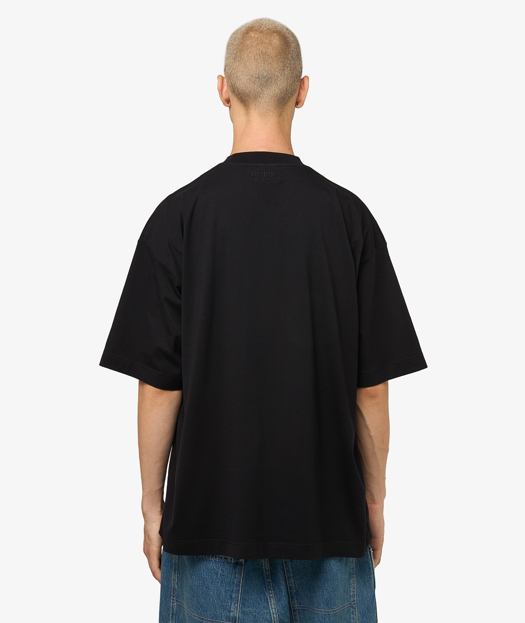 トップス VETEMENTS 20SS Logo T-Shirt VETEMENTS Logo Regular T-Shirt | Black | SVD