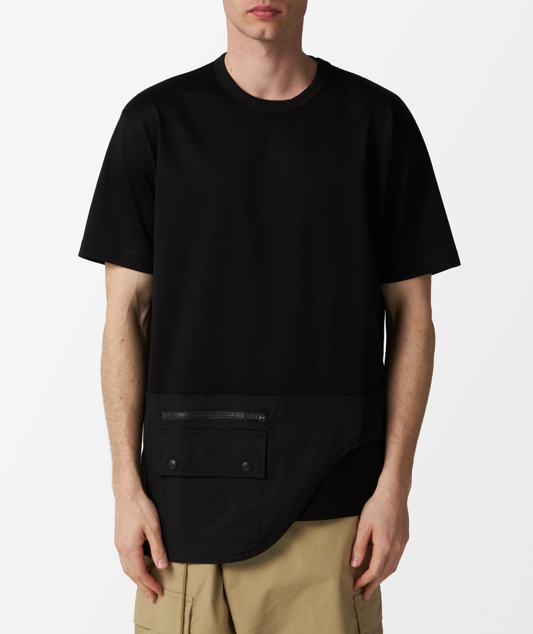 Tシャツ・カットソー JUNYA WATANABE Men T-shirt Black WOT010051 1 Black Junya Watanabe MAN T-Shirt | SVD